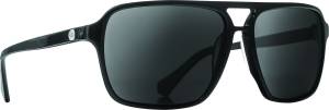 PASSPORT SUNGLASSES JET BLACK W/GREY LENS