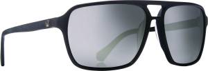 PASSPORT SUNGLASSES MATTE BLACK W/SILVER ION LENS