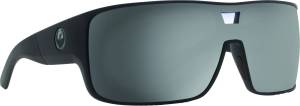 HEX SUNGLASSES SHINY BLACK W/SILVER LENS