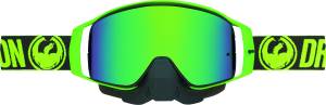 NFX2 SNOW GOGGLE FACTORY W/LUMA GREEN ION + AMBER LENS