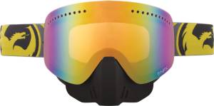 NFX SNOW GOGGLE FLAIR W/GOLD ION LENS