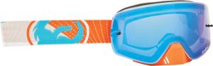 NFXS GOGGLE VERT W/BLUE STEEL LENS