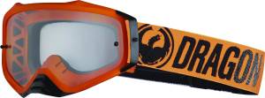 MXV PLUS GOGGLE BREAK ORANGE W/CLEAR LENS