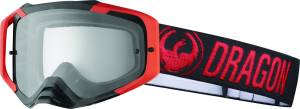 MXV MAX GOGGLE RED W/CLEAR LENS