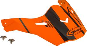 VISOR W/SCREWS EPIC MATTE NEON ORANGE/BLACK AT-21S