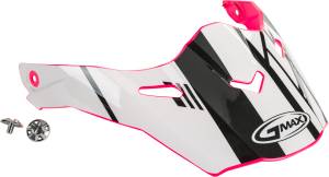 VISOR W/SCREWS EPIC PINK/WHITE/BLACK AT-21S/Y