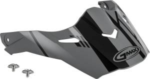 VISOR W/SCREWS EPIC MATTE GREY/BLACK AT-21S/Y