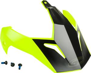 VISOR W/SCREWS SCUD MATTE HI-VIS/BLACK GM-11