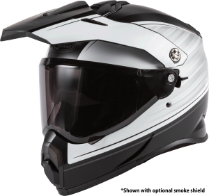 AT-21 ADVENTURE RALEY HELMET MATTE BLACK/WHITE SM