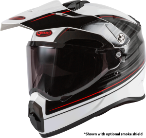 AT-21 ADVENTURE RALEY HELMET WHITE/GREY/RED 2X