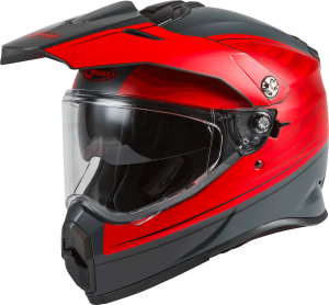 AT-21 ADVENTURE RALEY HELMET MATTE GREY/RED 2X