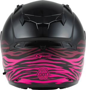 OF-77 OPEN-FACE EDEN HELMET MATTE BLACK/PINK LG