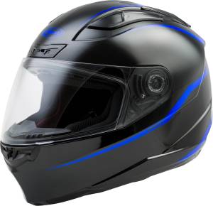 FF-88 FULL-FACE PRECEPT HELMET BLACK/BLUE 2X