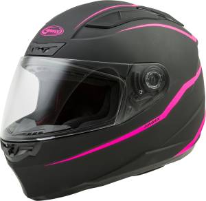 FF-88 FULL-FACE PRECEPT HELMET BLACK/HI-VIS PINK LG