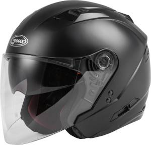 OF-77 OPEN-FACE HELMET MATTE BLACK XS