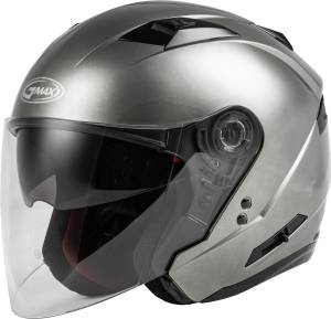 OF-77 OPEN-FACE HELMET TITANIUM 2X