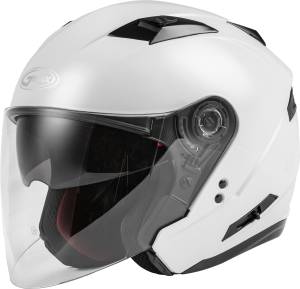 OF-77 OPEN-FACE HELMET PEARL WHITE 2X