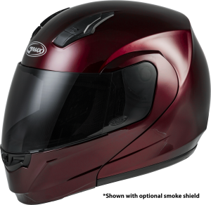 MD-04 MODULAR HELMET WINE RED 2X