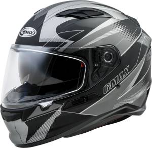 FF-98 FULL-FACE APEX HELMET MATTE BLACK/DARK SILVER 3X