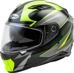 FF-98 FULL-FACE APEX HELMET BLACK/HI-VIS 2X