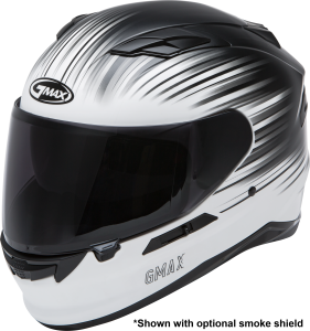 FF-98 FULL-FACE RELIANCE HELMET MATTE WHITE/BLACK 2X