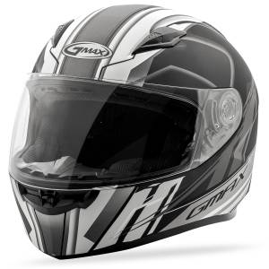 FF-49 FULL-FACE ROGUE HELMET MATTE BLACK/WHITE MD