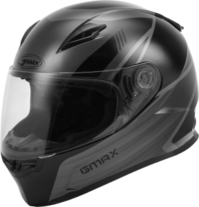 FF-49 FULL-FACE DEFLECT HELMET BLACK/GREY XS