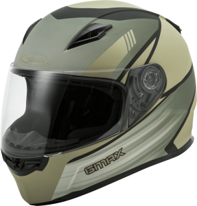 FF-49 FULL-FACE DEFLECT HELMET SMK SHIELD MATTE TAN/KHAKI 2X