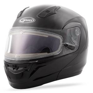 MD-04S MODULAR SNOW HELMET W/ELECTRIC SHIELD BLACK 2X