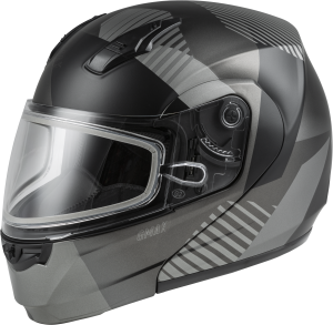 MD-04S MODULAR RESERVE SNOW HELMET MATTE DARK SIL/BLACK LG