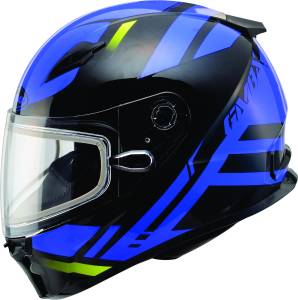 YOUTH GM-49Y BERG SNOW HELMET BLACK/BLUE YL