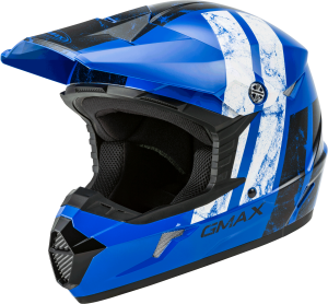 YOUTH MX-46Y OFF-ROAD DOMINANT HELMET BLUE/BLACK/WHITE YL