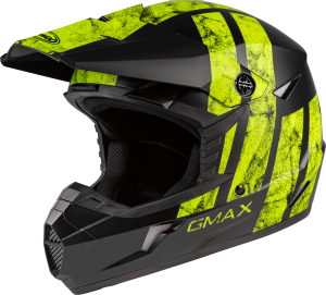 YOUTH MX-46Y OFF-ROAD DOMINANT HELMET MATTE BLACK/HI-VIS YL