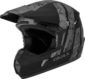 YOUTH MX-46Y OFF-ROAD DOMINANT HELMET MATTE BLACK/GREY YL