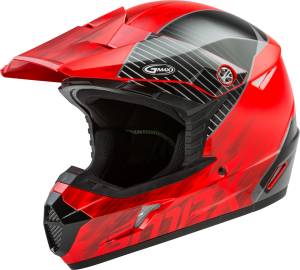 YOUTH MX-46Y OFF-ROAD COLFAX HELMET RED/BLACK YL