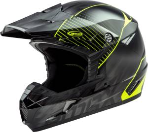 YOUTH MX-46Y OFF-ROAD COLFAX HELMET BLACK/HI-VIS YELLOW YL