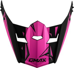 YOUTH MX-46Y UNSTABLE VISOR MATTE BLACK/PINK YS-YL