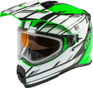 AT-21S ADVENTURE EPIC SNOW HELMET GREEN/WHITE/BLACK XS