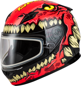 YOUTH GM-49Y DRAX SNOW HELMET RED YL