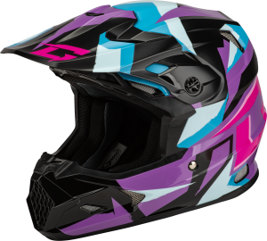 MX-96 SPLINTER HELMET BLACK/PURPLE/BLUE 2X