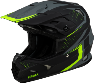 MX-96 502 HELMET MATTE GREY/HI-VIZ 2X