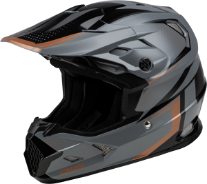 MX-96 502 HELMET GREY/BLACK/COPPER 2X