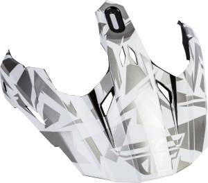 TREKKER NOVA HELMET VISOR WHITE/GREY