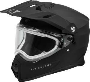 TREKKER CW SOLID HELMET ELEC SHLD MATTE BLACK 2X