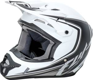 KINETIC FULLSPEED HELMET MATTE WHITE/BLACK XS