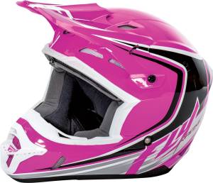 KINETIC FULLSPEED HELMET PINK/BLACK/WHITE XS