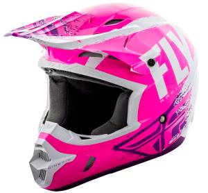 KINETIC BURNISH HELMET PINK/WHITE/PURPLE XS