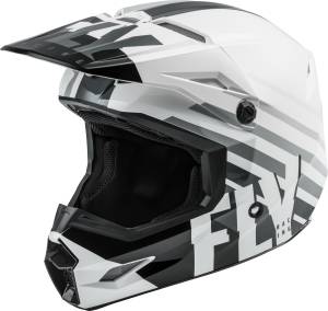 KINETIC THRIVE HELMET WHITE/BLACK/GREY 2X