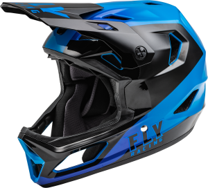 RAYCE BICYCLE HELMET BLACK/BLUE LG