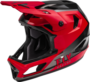 RAYCE BICYCLE HELMET RED/BLACK LG